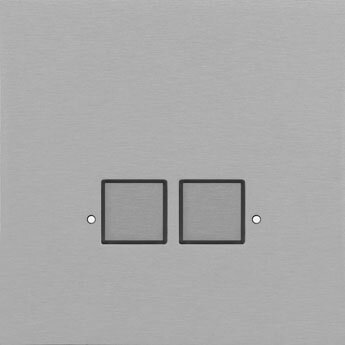 LOLA CARRE CJC2732 CJC KNX Tastsensor 2-fach mit LED Messing eloxiert