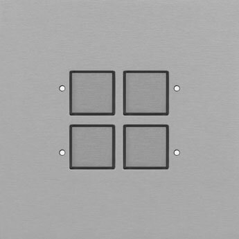 LOLA CARRE CJC2734 CJC KNX Tastsensor 4-fach mit LED Messing eloxiert