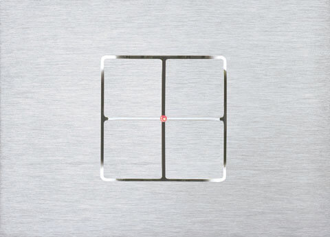 LARA BANDE CJC3042 CJC KNX Tastsensor 2/4-fach mit LED Edelstahl gebürstet