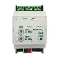 Lingg&Janke Q79236 KNX quick Schaltaktor 3-fach, 3 TE...