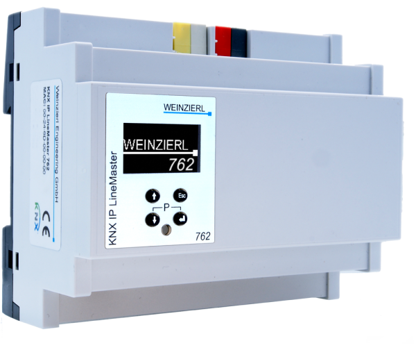 Weinzierl KNX IP LineMaster 762.1 secure Busversorgung, IP Router und IP Schnittstelle 5212