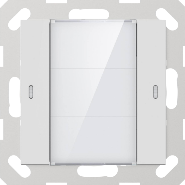 GVS KNX Multifunktions-Tastsensor ADVANCE+, 1-fach Weiss matt inkl. Temperatursensor - ADV-02/02.1.00