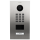 DoorBird IP Video Türstation D2101V, Gebürsteter Edelstahl, 1 hinterleuchtete Ruftaste