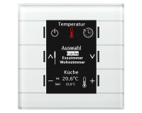 MDT BE-GBZW.01 KNX Glas Bedienzentrale Smart mit...