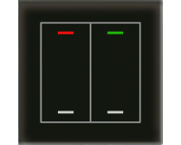 MDT BE-GTL20S.01S KNX Glastaster II Light 2-fach, RGBW,...