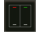 MDT BE-GTL20S.01S KNX Glastaster II Light 2-fach, RGBW, Schwarz, Neutral