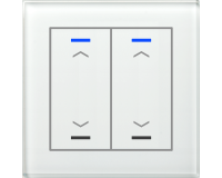 MDT BE-GTL20W.A1 KNX Glastaster II Light 2-fach, RGBW,...