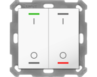 MDT BE-TAL55T2.B1 KNX Taster Light 55 2-fach, RGBW,...