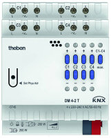 Theben DM 4-2 T KNX Dimmaktor 4-fach, Universal-Dimmaktor...