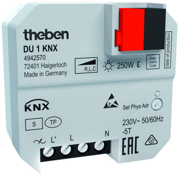 Theben KNX Universal 1-fach Dimmaktor DU 1 KNX 4942570