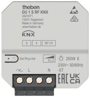 Theben DU 1 S RF KNX Funk Dimmaktor 1-fach, Unterputz,...