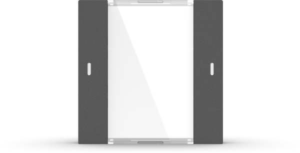 GVS KNX Multifunktions-Tastsensor ADVANCE+, 1-fach Anthrazit inkl. Temperatursensor - ADV-02/02.1.01