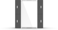 GVS KNX Multifunktions-Tastsensor ADVANCE+, 2-fach...