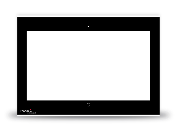 PEAKnx Controlmini Frontglas Schwarz