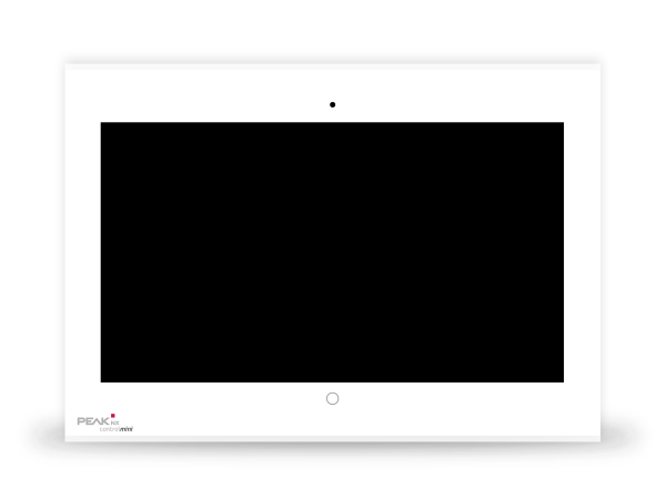 PEAKnx Controlmini 12 Frontglas Weiß ohne Logo