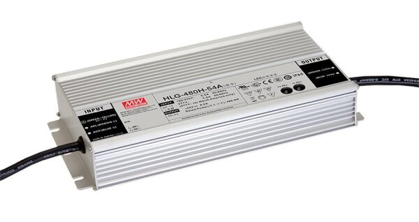 Mean Well HLG-480H-24B SNT IP67 480W 24V/20A CV+CC dimmbar