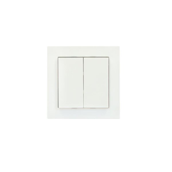 Lingg&Janke 87864 KNX UP Tastsensor 4fach 55x55mm, 24V ohne Wippen, Abdeckrahmen und Anschlusskabel TA4F55-SAT-E