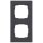 Lingg&Janke 86582AZ Abdeckrahmen OPUS®55 Kubus 2-fach, anthrazit  RAHMEN2-OAZ