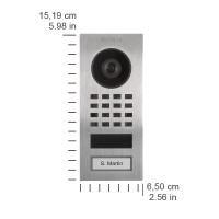 DoorBird IP Video Türstation D1101V Aufputz,...