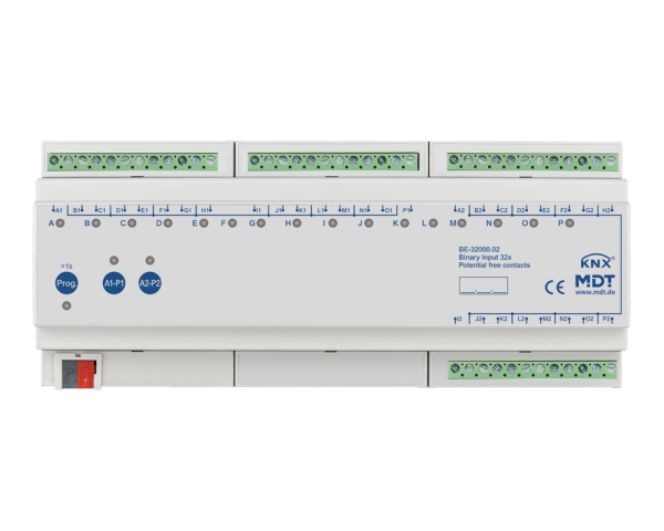 MDT BE-32000.02 KNX Binäreingang 32-fach, 12TE REG, Ausführung potentialfrei