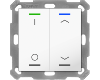 MDT BE-TAL55T2.D1 KNX Taster Light 55 2-fach, RGBW,...