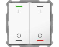 MDT BE-TAL63T2.B1 KNX Taster Light 63 2-fach, RGBW,...