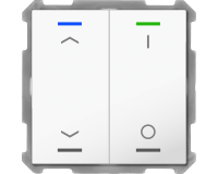 MDT BE-TAL63T2.C1 KNX Taster Light 63 2-fach, RGBW,...