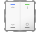MDT BE-TAL63T2.C1 KNX Taster Light 63 2-fach, RGBW, Temperatursensor, Studioweiß glänzend, Jal_Sch