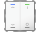 MDT BE-TAL6302.C1 KNX Taster Light 63 2-fach, RGBW, Studioweiß glänzend, Jalousie_Schalten