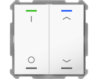MDT BE-TAL6302.D1 KNX Taster Light 63 2-fach, RGBW,...