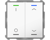 MDT BE-TAL6302.D1 KNX Taster Light 63 2-fach, RGBW,...