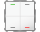 MDT BE-TAL6304.01 KNX Taster Light 63 4-fach, RGBW, Studioweiß glänzend, Neutral