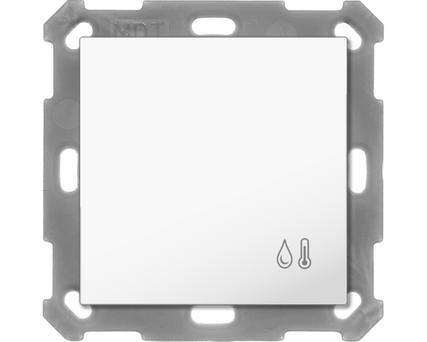 MDT SCN-TFS55.01 KNX Raumtemperatur-/Feuchtesensor 55, Reinweiß glänzend