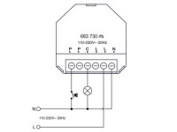 Hugo Müller KNX RF-S Schaltaktor 1-Kanal paladin 683 730 rfs