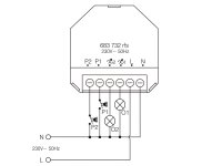 Hugo Müller KNX RF-S Schaltaktor 2-Kanal paladin 683 732 rfs