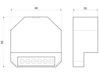 Hugo Müller KNX RF-S Dimmer Universal RLC LED...