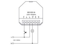 Hugo Müller KNX RF-S Dimmer Universal RLC LED paladin 683 830 rfs