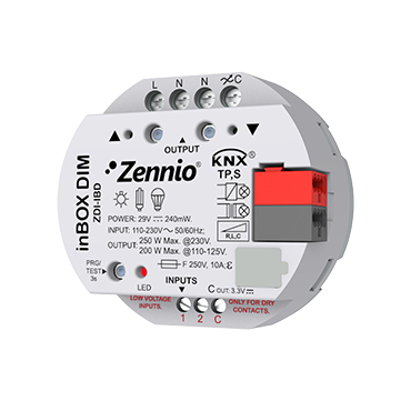 Zennio ZDI-IBD KNX Universal Dimmaktor inBOX DIM UP 1 Kanal 250 W