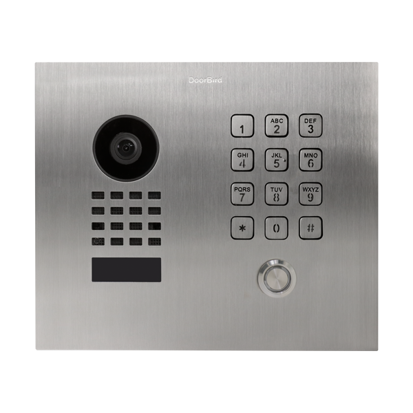 DoorBird IP Video Türstation D1101KH Classic Unterputz, Edelstahl V2A, gebürstet, Unterputzmontage
