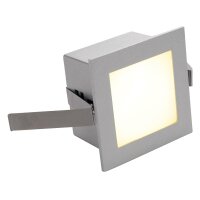 SLV 111262 FRAME BASIC LED Einbauleuchte silbergrau 1W...