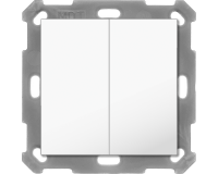 MDT BE-TAL55B2.01 KNX Taster Light 55 Basic 2-fach,...