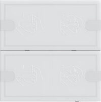 Gira 5002003 KNX Tastsens.4 Komfort 2f TS4 Weiß
