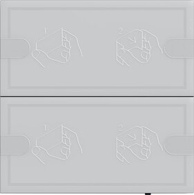 Gira 5002028 KNX Tastsens.4 Komfort 2f TS4 Anthrazit