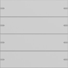 Gira 5024915 Wippenset 4f Tastsens.4 TS4 Grau m(lack.)
