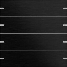 Gira 5024126 Wippenset 4f Tastsens.4 TS4 Alum.Schwarz