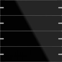 GIRA 502405 Wippenset 4f Tastsens.4 TS4 G Schwarz