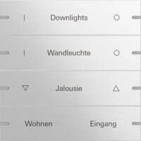 Gira 503417 Wippenset 4f indiv. Tastsens.4 TS4 Aluminium