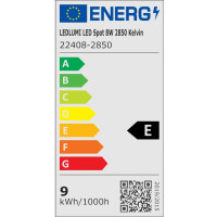 LEDLUMI 22408-2850 LED Spot Reflektoreinsatz SingleWhite 2850 Kelvin MR16 8W