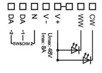 Lunatone 86458673 Dali DT8 CW-WW PWM 8A 12-48V VDC LED...