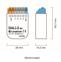 Lunatone 86459532-2-APP Dali MC-2-MC Tasterkoppler mit 4...